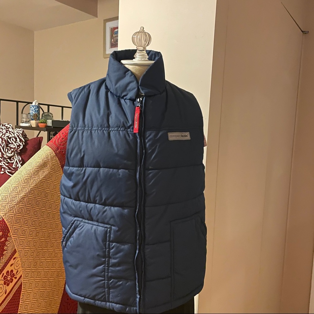Like New Navy Company Kids Puffer Vest